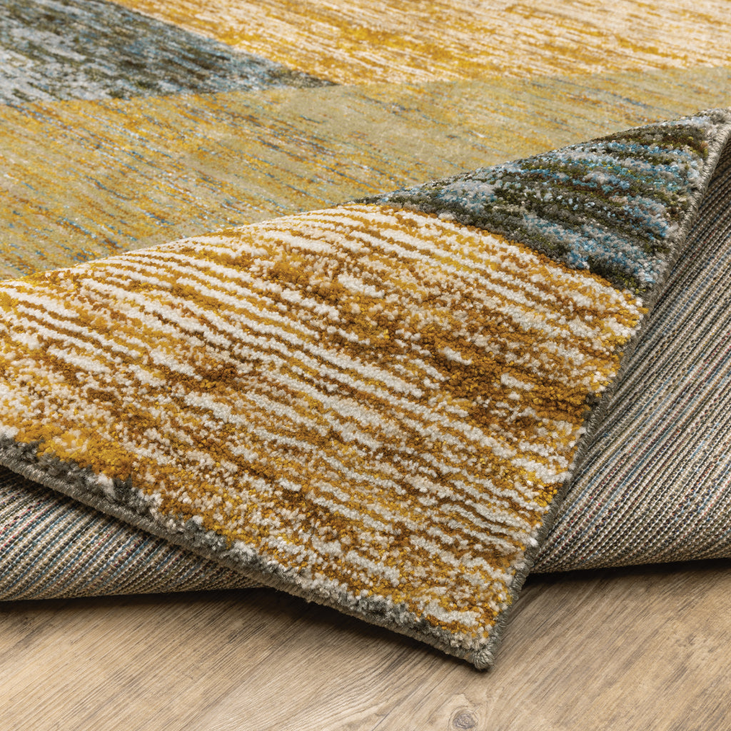 Oriental Weavers Strada STR09 Multicolor Rectangle Indoor Area Rug - Contemporary Stain Resistant Medium Pile Rug with Geometric Design-