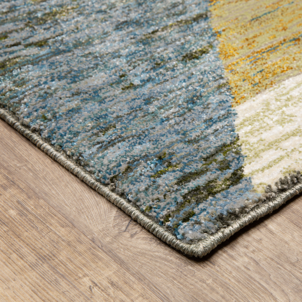 Oriental Weavers Strada STR09 Multicolor Rectangle Indoor Runner - Contemporary Stain Resistant Medium Pile Rug with Geometric Design-