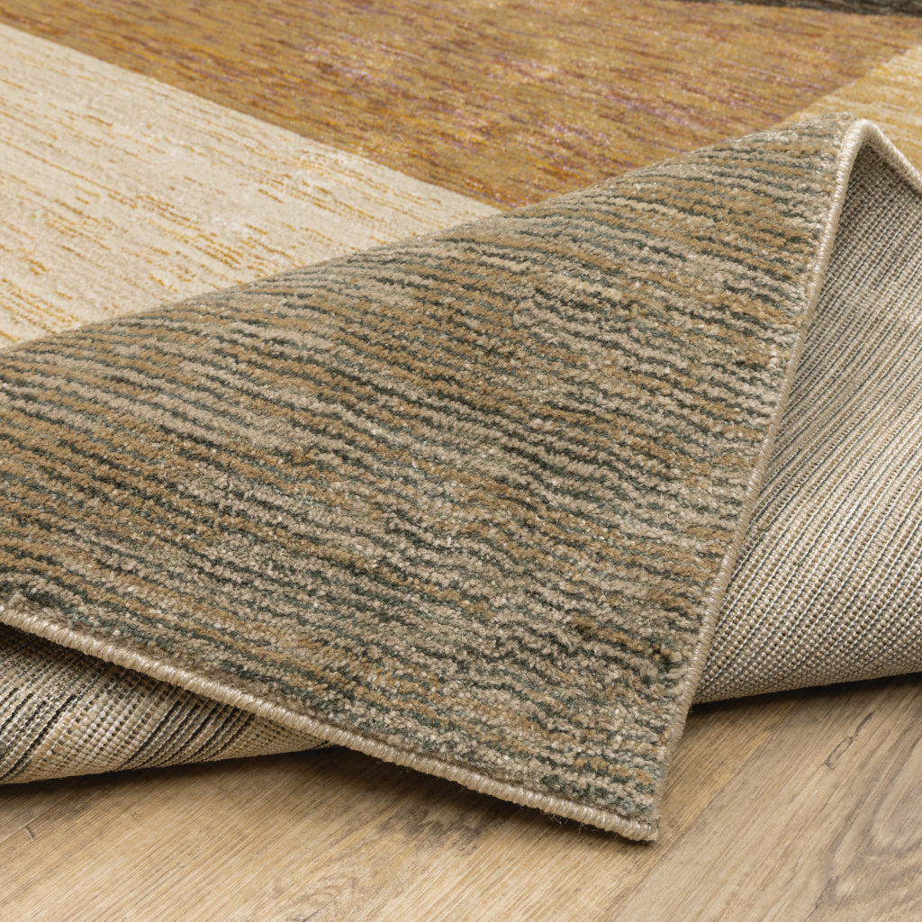 Oriental Weavers Strada STR10 Multicolor Rectangle Indoor Runner - Contemporary Stain Resistant Medium Pile Rug with Geometric Design-