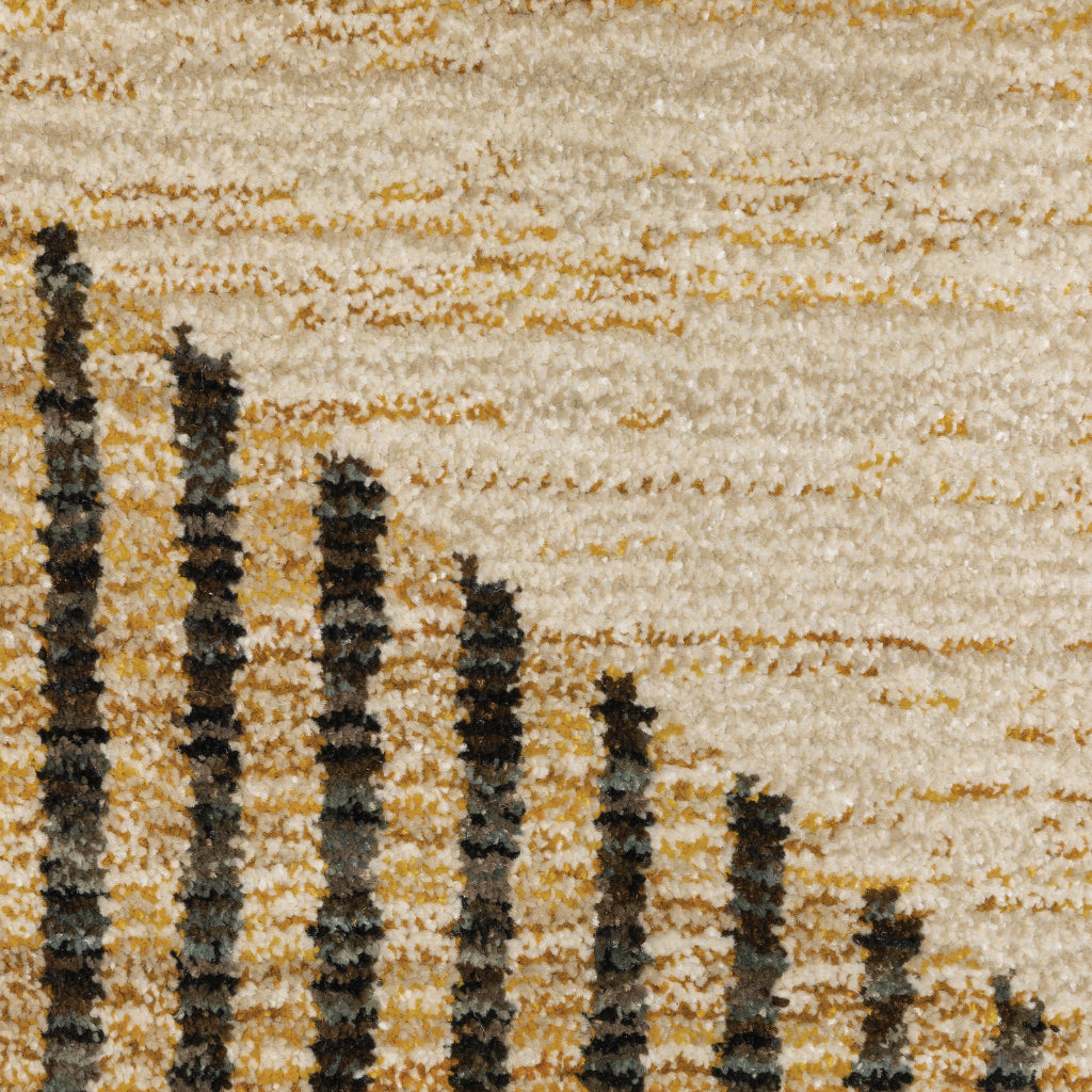 Oriental Weavers Strada STR10 Multicolor Rectangle Indoor Runner - Contemporary Stain Resistant Medium Pile Rug with Geometric Design-