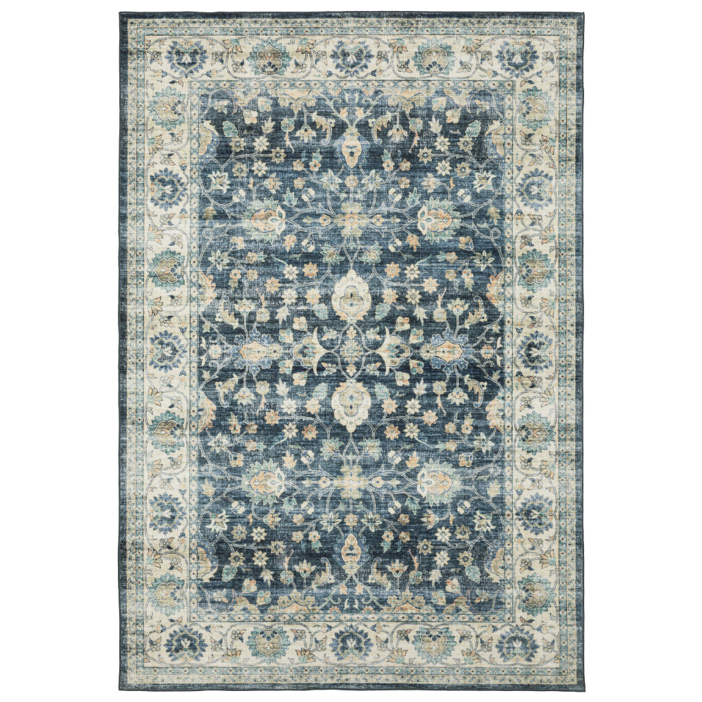 Oriental Weavers Sumter SUM02 Multicolor Rectangle Indoor Area Rug - Easy Care & Stain Resistant Low Pile Rug with Oriental Design-