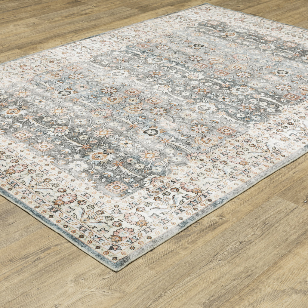 Oriental Weavers Sumter SUM07 Multicolor Rectangle Indoor Area Rug - Easy Care & Stain Resistant Low Pile Rug with Oriental Design-