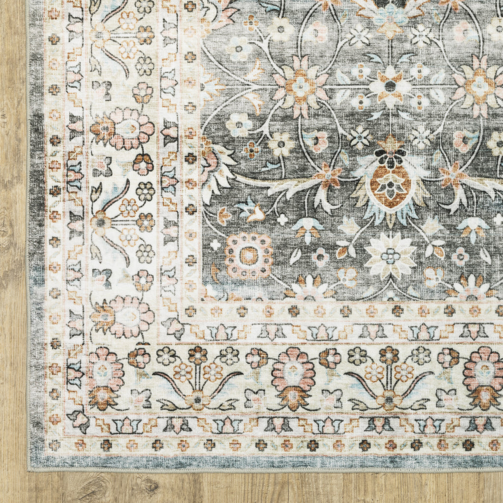 Oriental Weavers Sumter SUM07 Multicolor Rectangle Indoor Area Rug - Easy Care & Stain Resistant Low Pile Rug with Oriental Design-