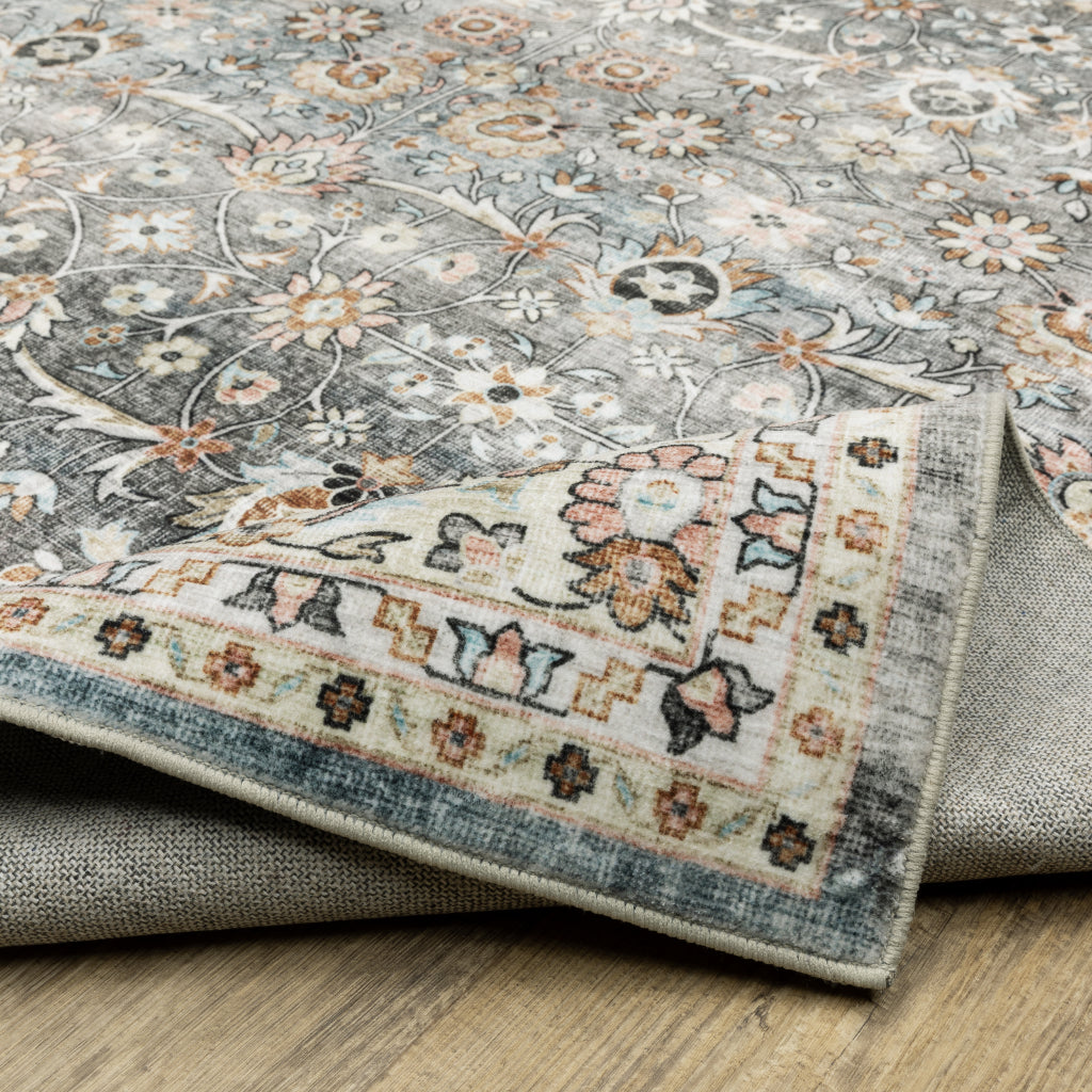 Oriental Weavers Sumter SUM07 Multicolor Rectangle Indoor Area Rug - Easy Care & Stain Resistant Low Pile Rug with Oriental Design-