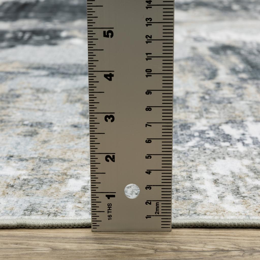 Oriental Weavers Sumter SUM12 Ivory Rectangle Indoor Runner Abstract Pattern-