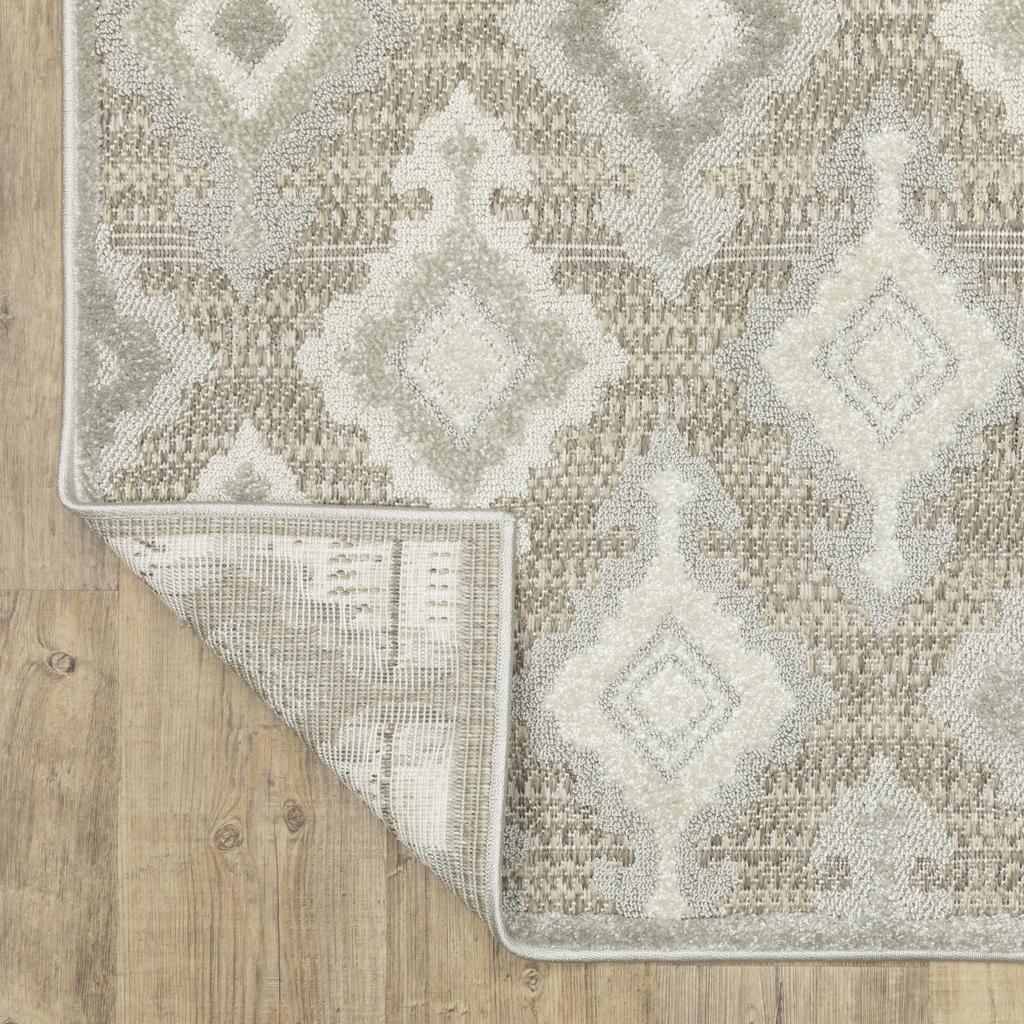 Oriental Weavers Tangier TAN08 Beige Rectangle Indoor Runner Oriental Pattern-