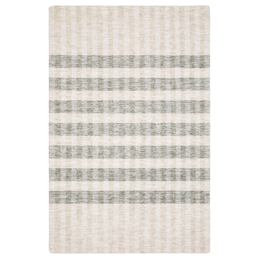 Oriental Weavers Thatcher THA01 Beige Rectangle Indoor Area Rug Striped Pattern-
