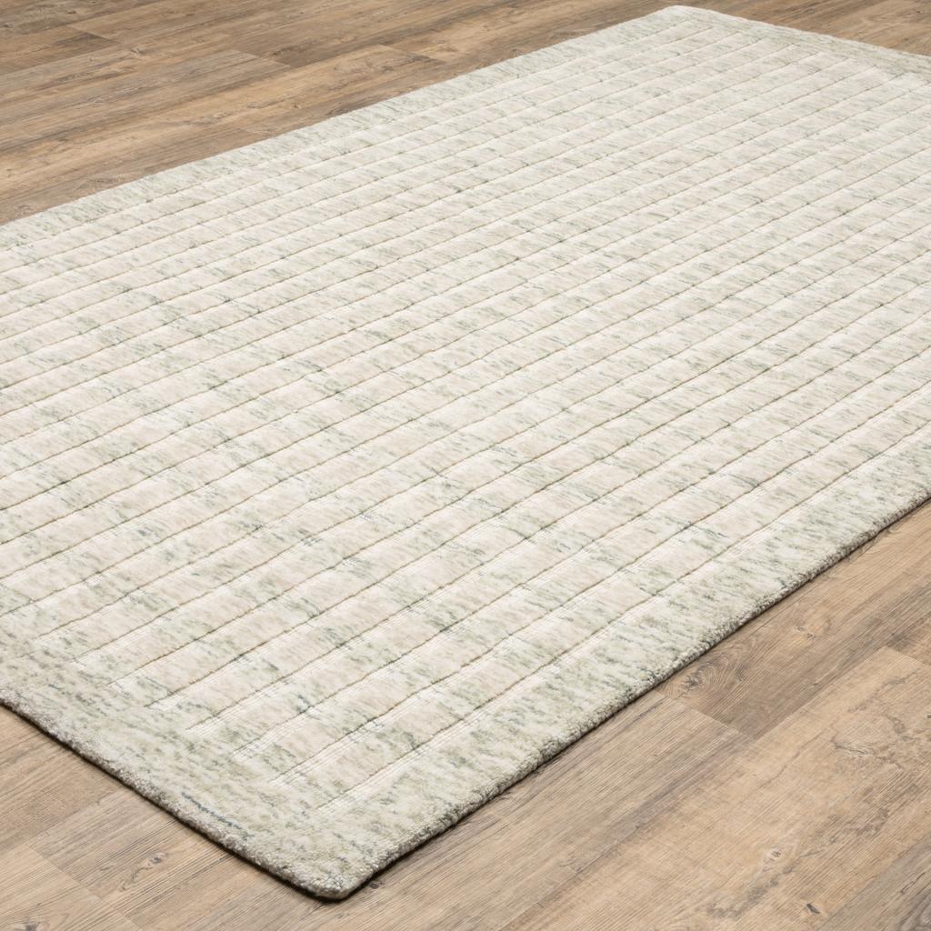 Oriental Weavers Thatcher THA05 Beige Rectangle Indoor Area Rug Striped Pattern-