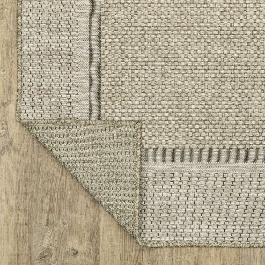 Oriental Weavers Tortuga TR06A Beige Rectangle Indoor Runner - Casual Stain Resistant Rug with Border Design-