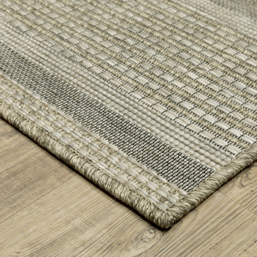 Oriental Weavers Tortuga TR07A Beige Rectangle Indoor Area Rug - Casual Stain Resistant Rug with Border Design-