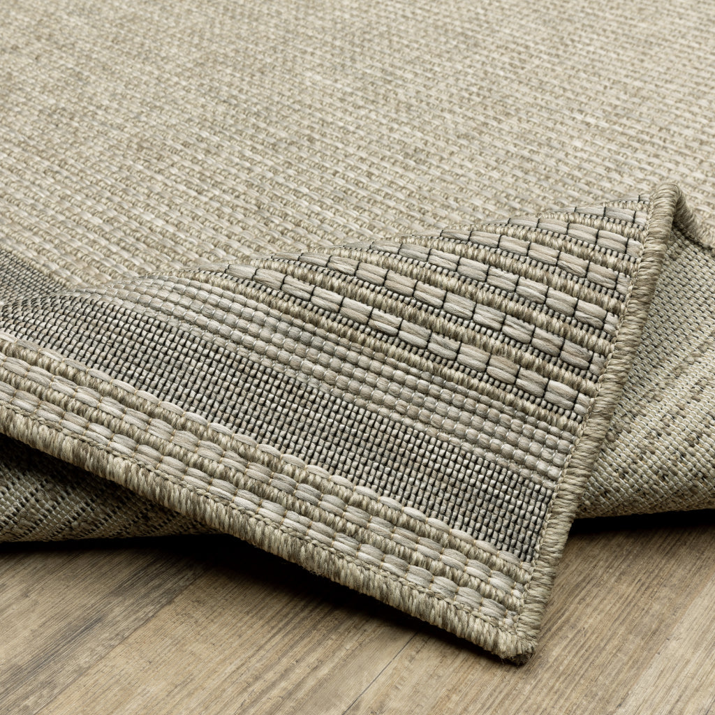 Oriental Weavers Tortuga TR07A Beige Rectangle Indoor Area Rug - Casual Stain Resistant Rug with Border Design-