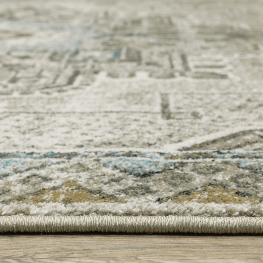 Oriental Weavers Venice 1104W Multicolor Rectangle Indoor Runner - Stain Resistant Low Pile Rug with Medallion Design-