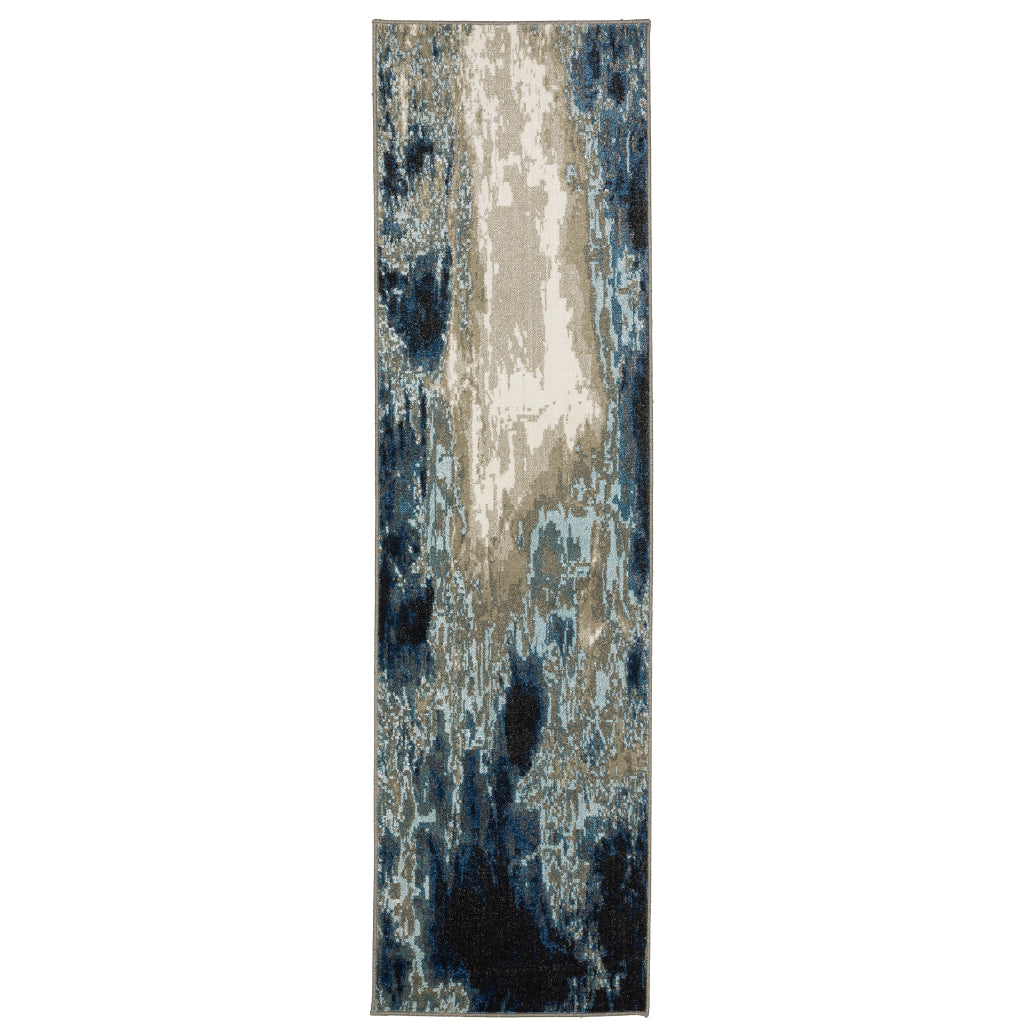 Oriental Weavers Venice 4151Z Multicolor Rectangle Indoor Runner - Stain Resistant Low Pile Rug with Abstract Design-