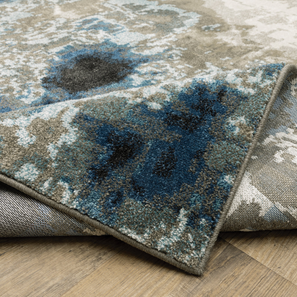 Oriental Weavers Venice 4151Z Multicolor Rectangle Indoor Runner - Stain Resistant Low Pile Rug with Abstract Design-