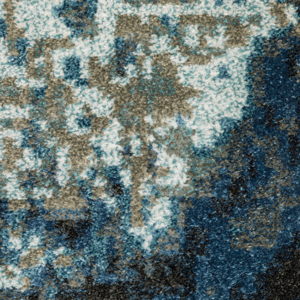 Oriental Weavers Venice 4151Z Multicolor Rectangle Indoor Runner - Stain Resistant Low Pile Rug with Abstract Design-