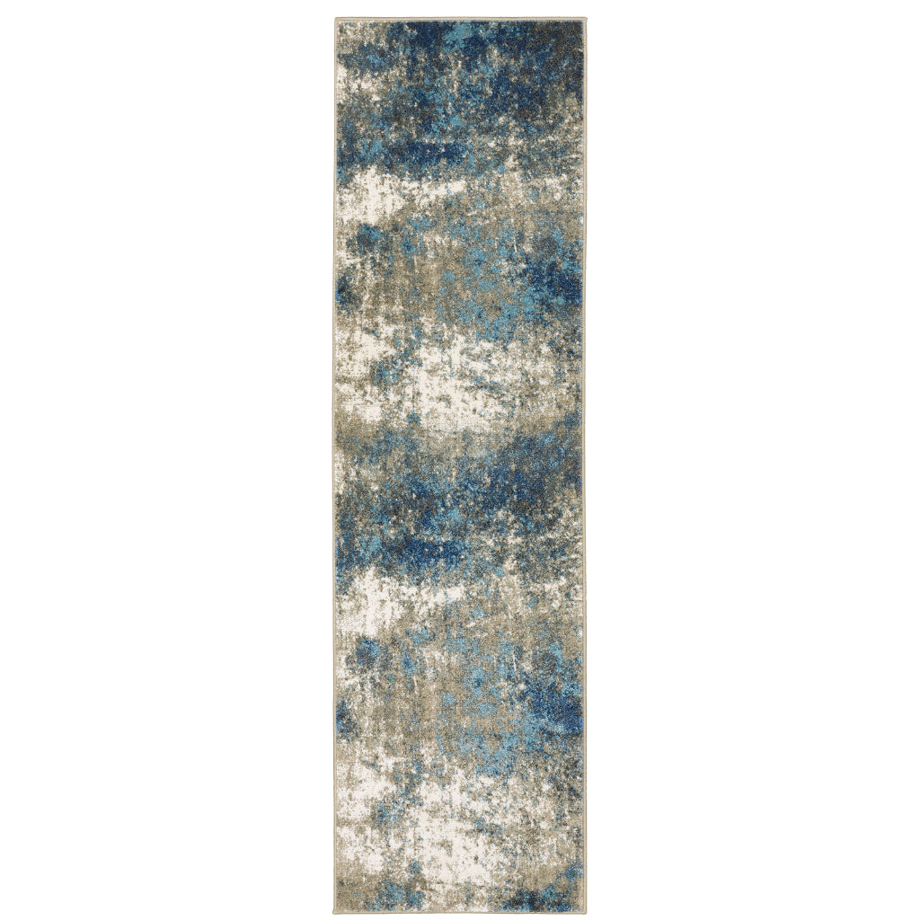 Oriental Weavers Venice 4332U Multicolor Rectangle Indoor Runner - Stain Resistant Low Pile Rug with Abstract Design-