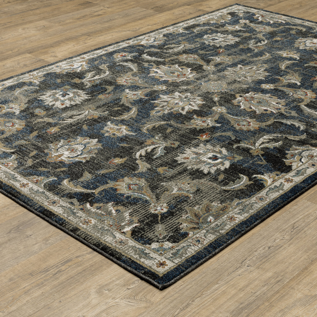 Oriental Weavers Venice 4333B Multicolor Rectangle Indoor Area Rug - Stain Resistant Traditional Low Pile Rug-