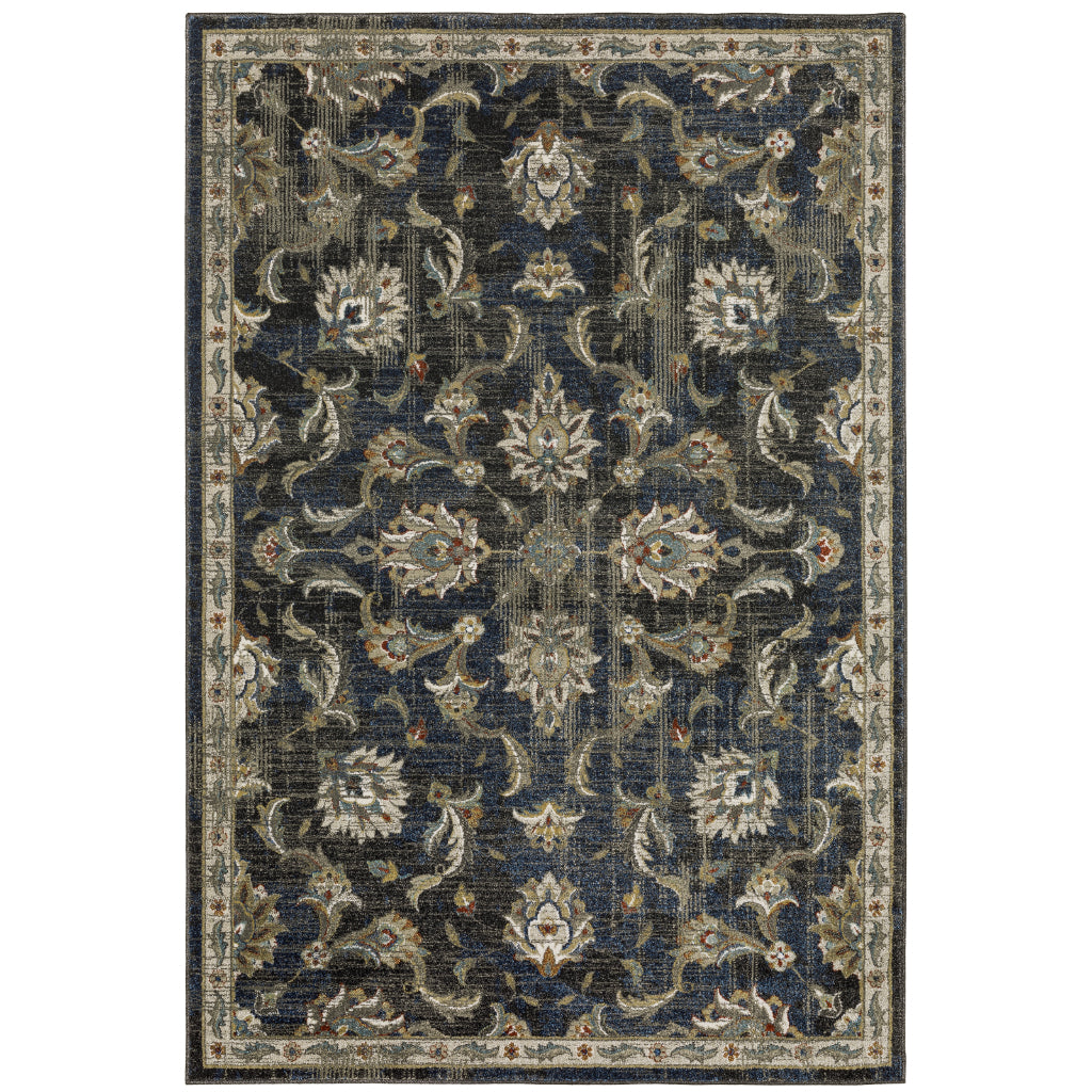 Oriental Weavers Venice 4333B Multicolor Rectangle Indoor Area Rug - Stain Resistant Traditional Low Pile Rug-