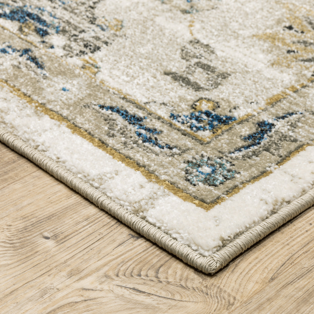 Oriental Weavers Venice 4333V Multicolor Rectangle Indoor Area Rug - Stain Resistant Traditional Low Pile Rug-