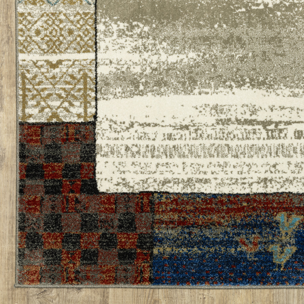 Oriental Weavers Venice 5774W Multicolor Rectangle Indoor Area Rug - Stain Resistant Low Pile Rug with Border Design-