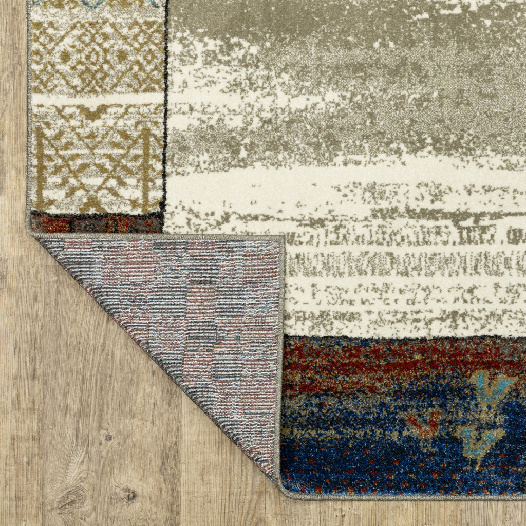 Oriental Weavers Venice 5774W Multicolor Rectangle Indoor Area Rug - Stain Resistant Low Pile Rug with Border Design-