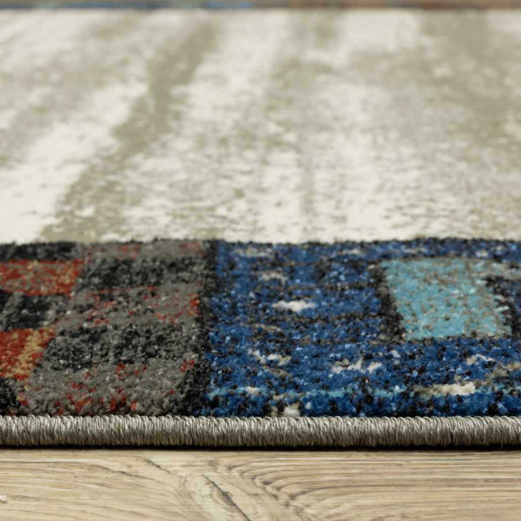Oriental Weavers Venice 5774W Multicolor Rectangle Indoor Area Rug - Stain Resistant Low Pile Rug with Border Design-