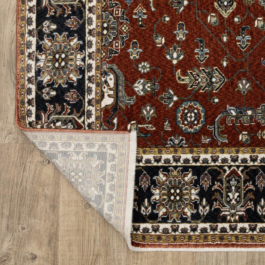 Oriental Weavers Vivian VI05X Red Rectangle Indoor Runner Oriental Pattern-