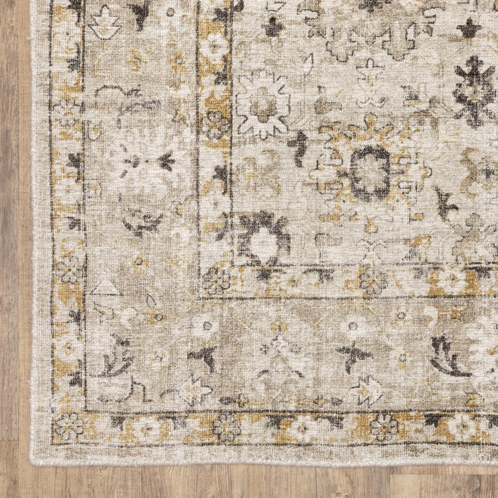 Oriental Weavers Windham WIN02 Beige Rectangle Indoor Area Rug Oriental Pattern-