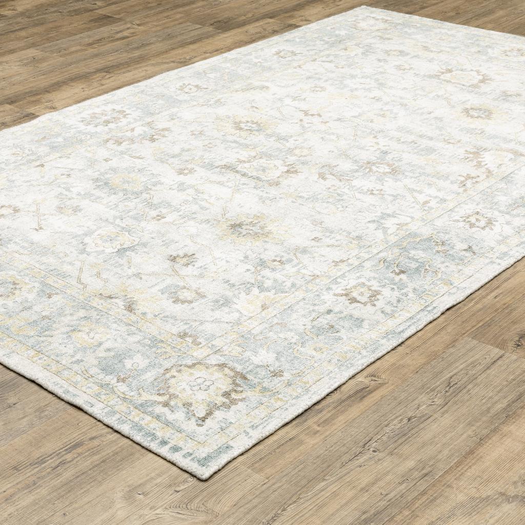 Oriental Weavers Windham WIN06 Ivory Rectangle Indoor Area Rug Oriental Pattern-