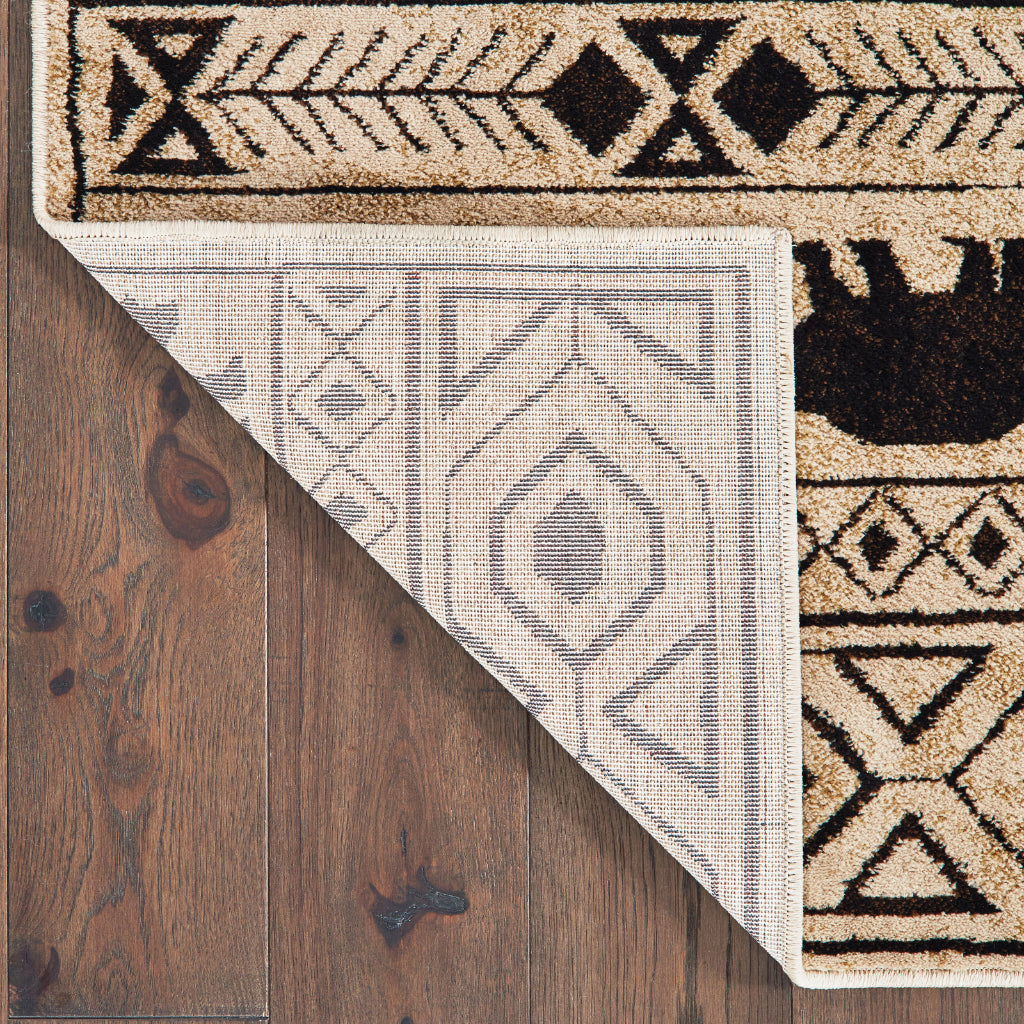 Oriental Weavers Woodlands 9651A Two-Color Rectangle Indoor Area Rug - Cozy Stain Resistant Low Pile Rug-