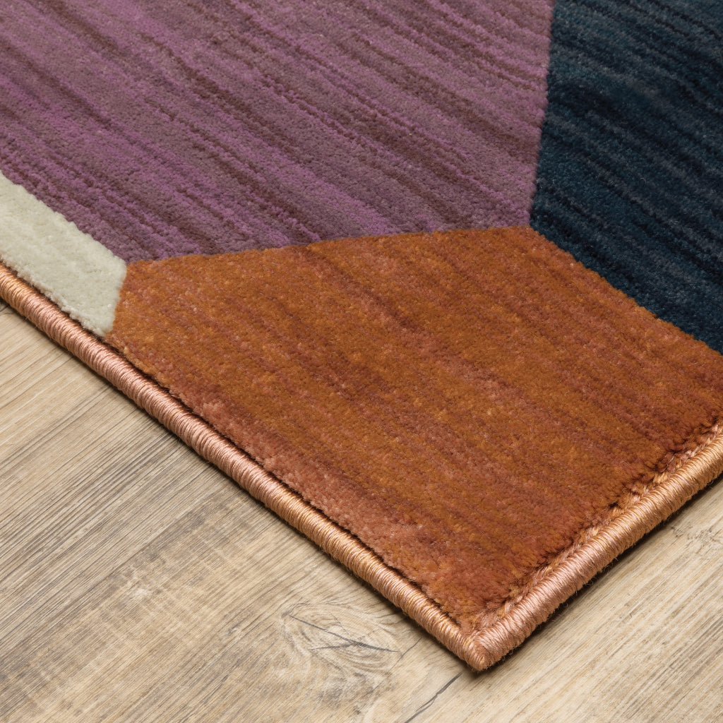 Oriental Weavers Xanadu 093W6 Multicolor Rectangle Indoor Area Rug - Stain Resistant Low Pile Rug with Geometric Design-