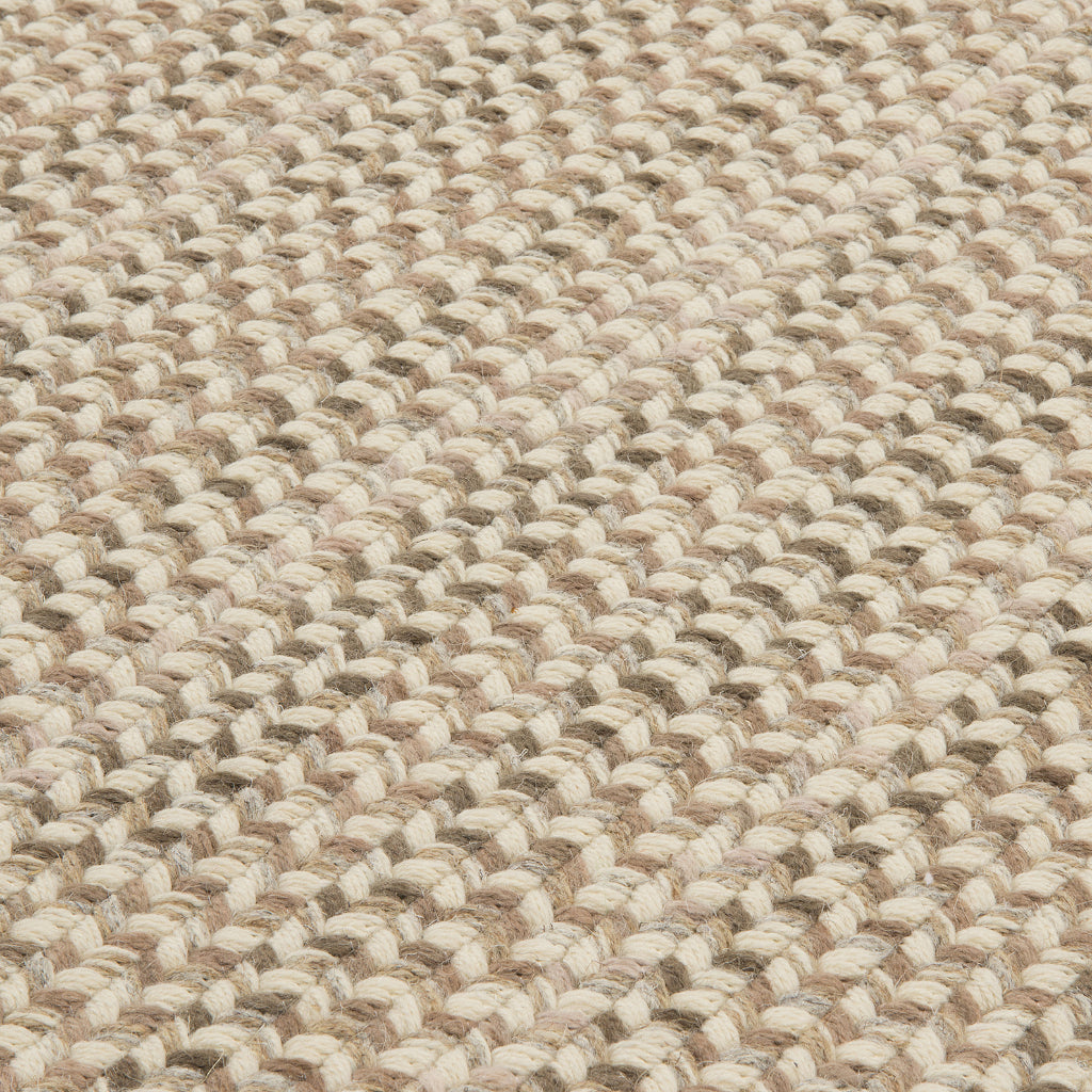 Colonial Mills Chapman Wool Two-Color Indoor Rectangle Area Rug - Trendy &amp; Reversible Rug with Brown &amp; Beige Braided Design