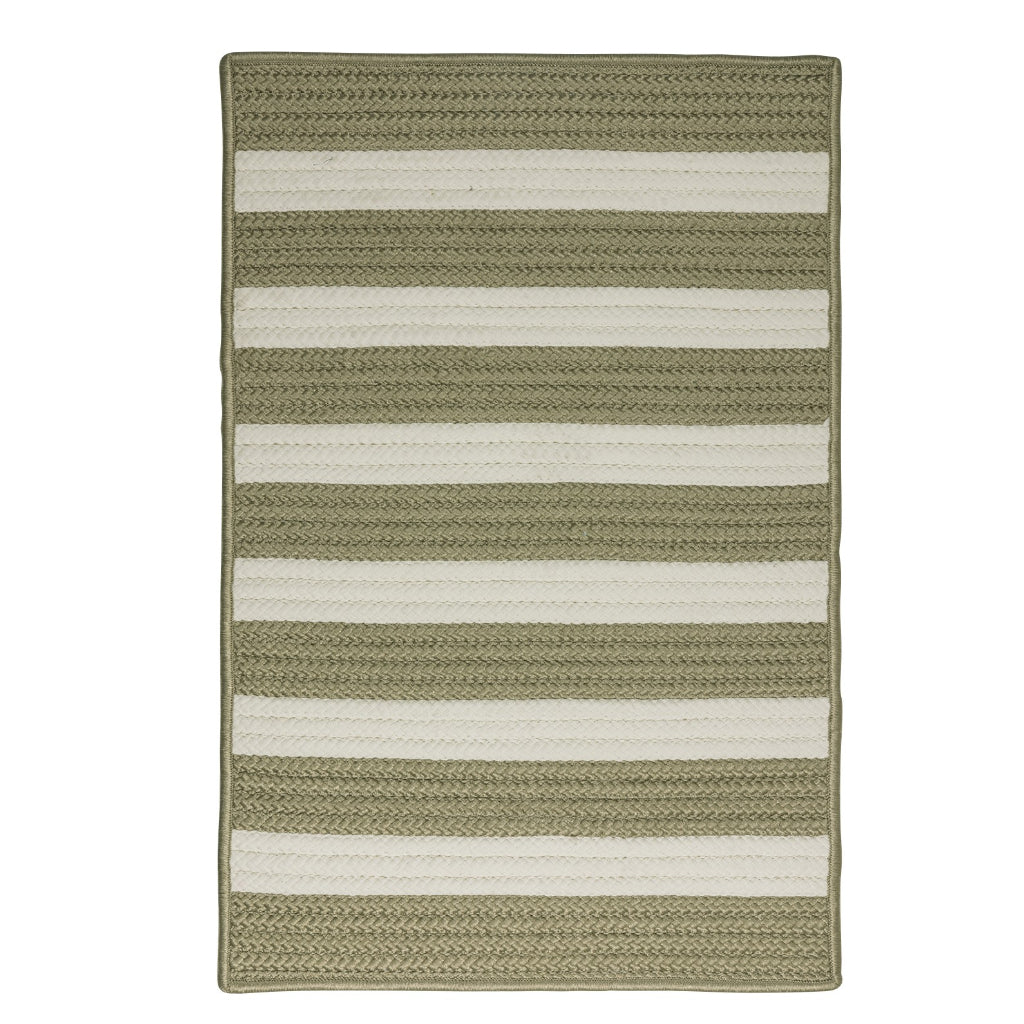 Colonial Mills Portico Edamame Rectangle Indoor / Outdoor Area Rug - Stain &amp; Fade Resistant Handmade Rug