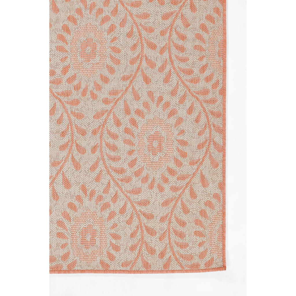 Momeni Riviera RV-09 Coral Rectangle Indoor / Outdoor Power Loomed Area Rug - Vibrant &amp; Versatile Washable Living Room, Porch &amp; Patio Rug