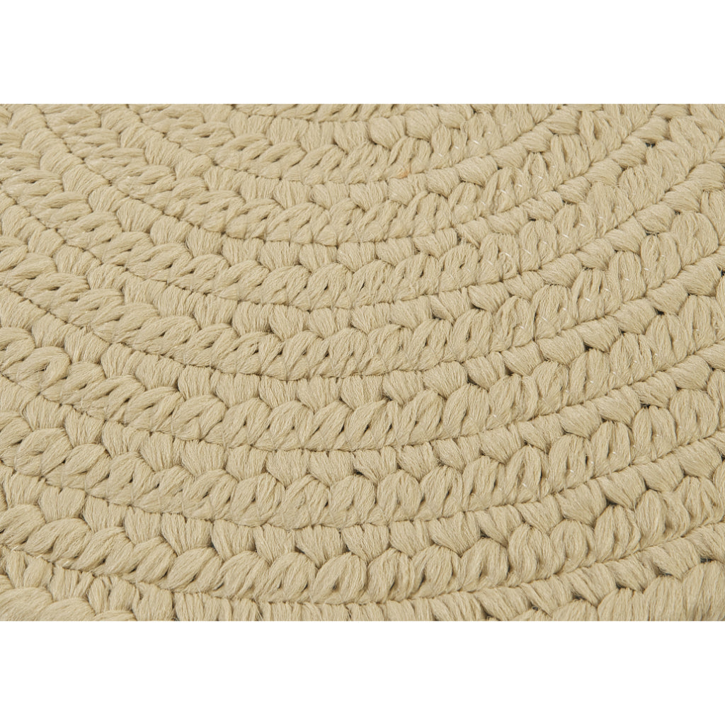 Colonial Mills Reversible Flat-Braid Linen Handmade Oval Runner - Stain and Fade Resistant Indoor / Outdoor Rug