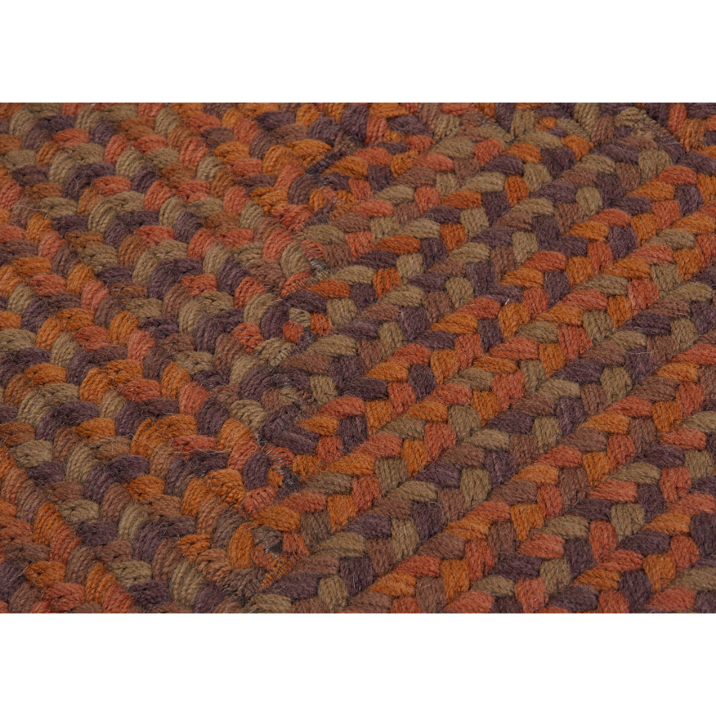 Colonial Mills Ridgevale Audobon Russet Rectangle Area Rug - Stylish Indoor Reversible Rug Made of Wool