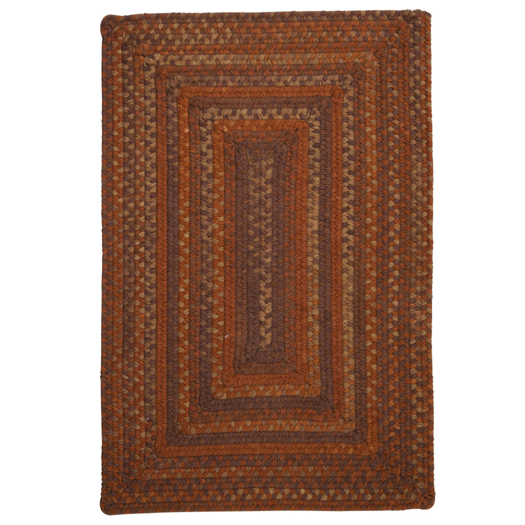 Colonial Mills Ridgevale Audobon Russet Rectangle Area Rug - Stylish Indoor Reversible Rug Made of Wool