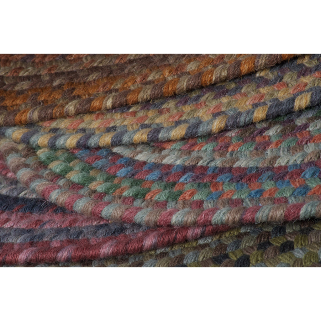 Colonial Mills Rustica Audubon Russet Oval Indoor Handmade Stair Tread - Vibrant Reversible Stair Tread Made of Wool