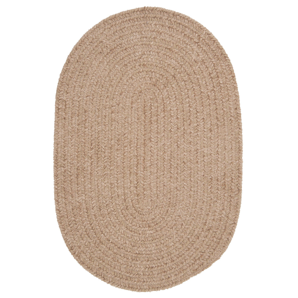 Colonial Mills Spring Meadow Sand Bar Oval Indoor Area Rug - Cozy Reversible Kids Room Rug