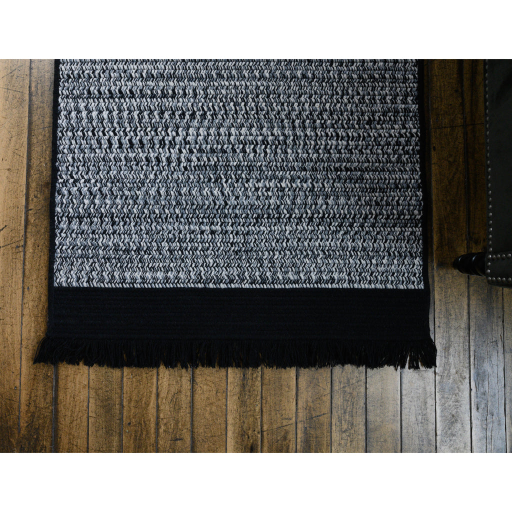 Colonial Mills Santa Cruz Black Rectangle Indoor Area Rug - Cozy and Elegant Reversible Rug Made of Wool