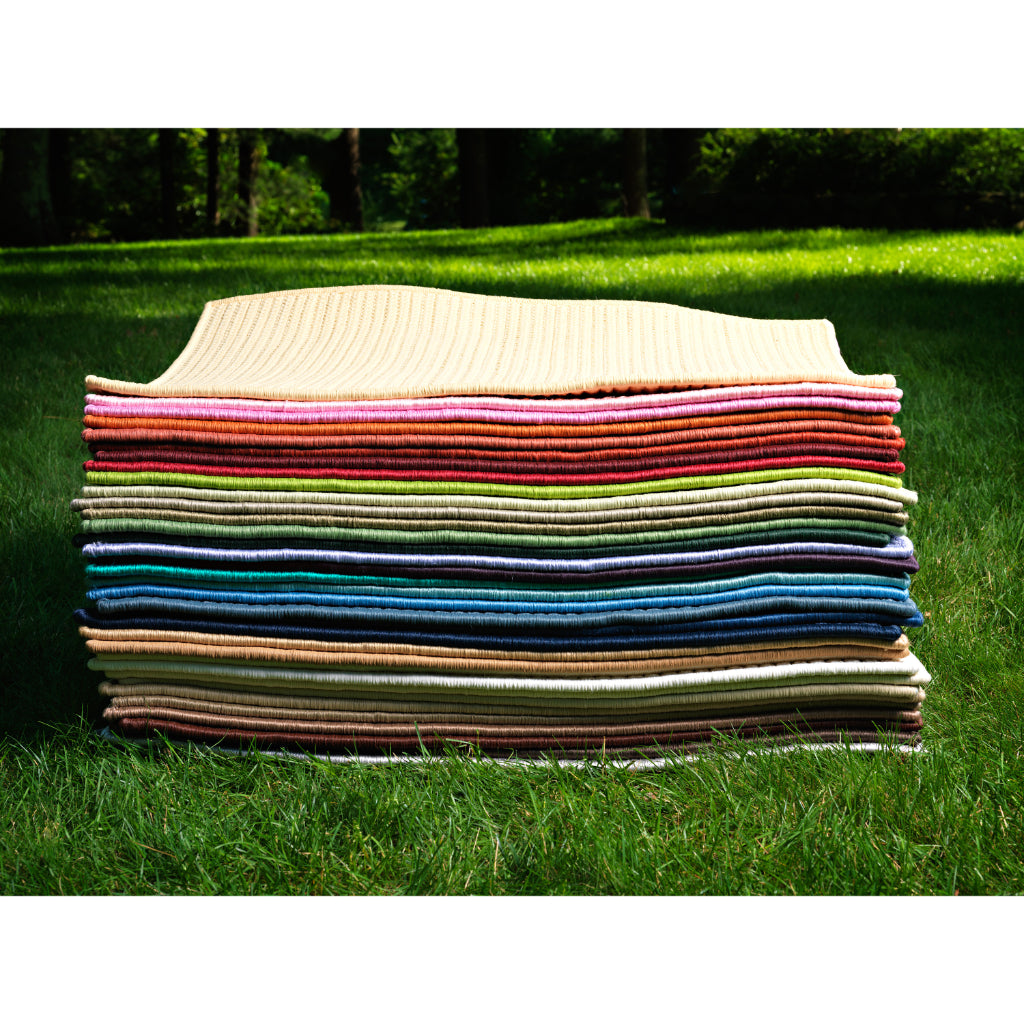 Colonial Mills Simply Home Solid Jasmine Rectangle Indoor / Outdoor Runner - Stain &amp; Fade Resistant Reversible Handmade Rug