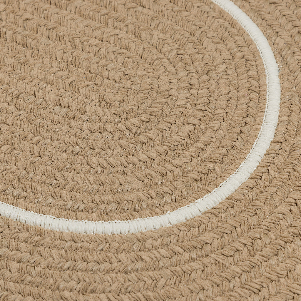 Colonial Mills Silhouette Sand Oval Indoor Area Rug - Exquisite Reversible Handmade Rug