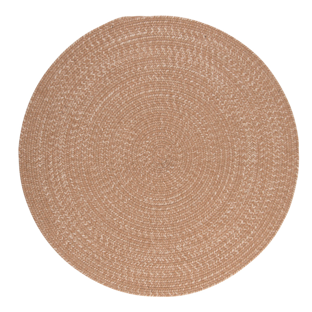 Colonial Mills Tremont Evergold Round Indoor Reversible Area Rug - Trendy Low Pile Handmade Rug