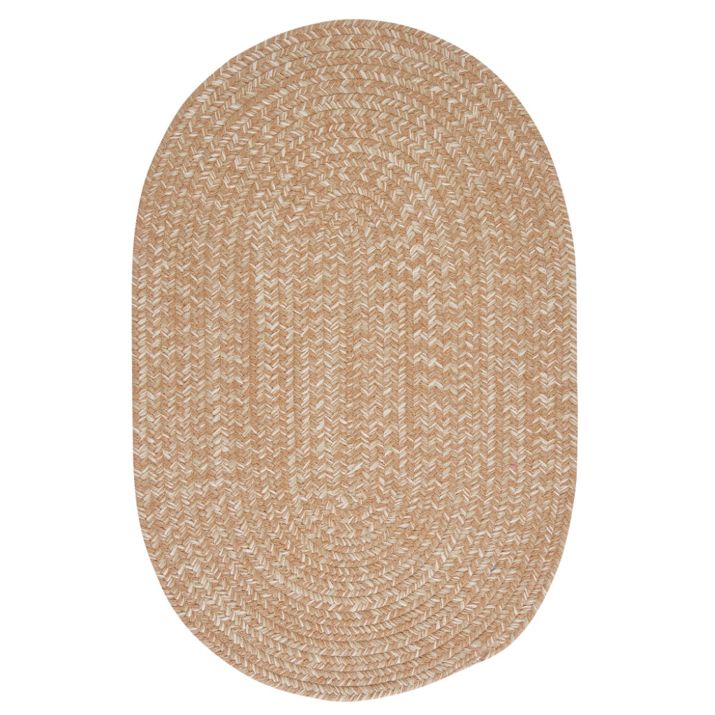 Colonial Mills Tremont Evergold Oval Indoor Reversible Area Rug - Elegant Low Pile Handmade Rug