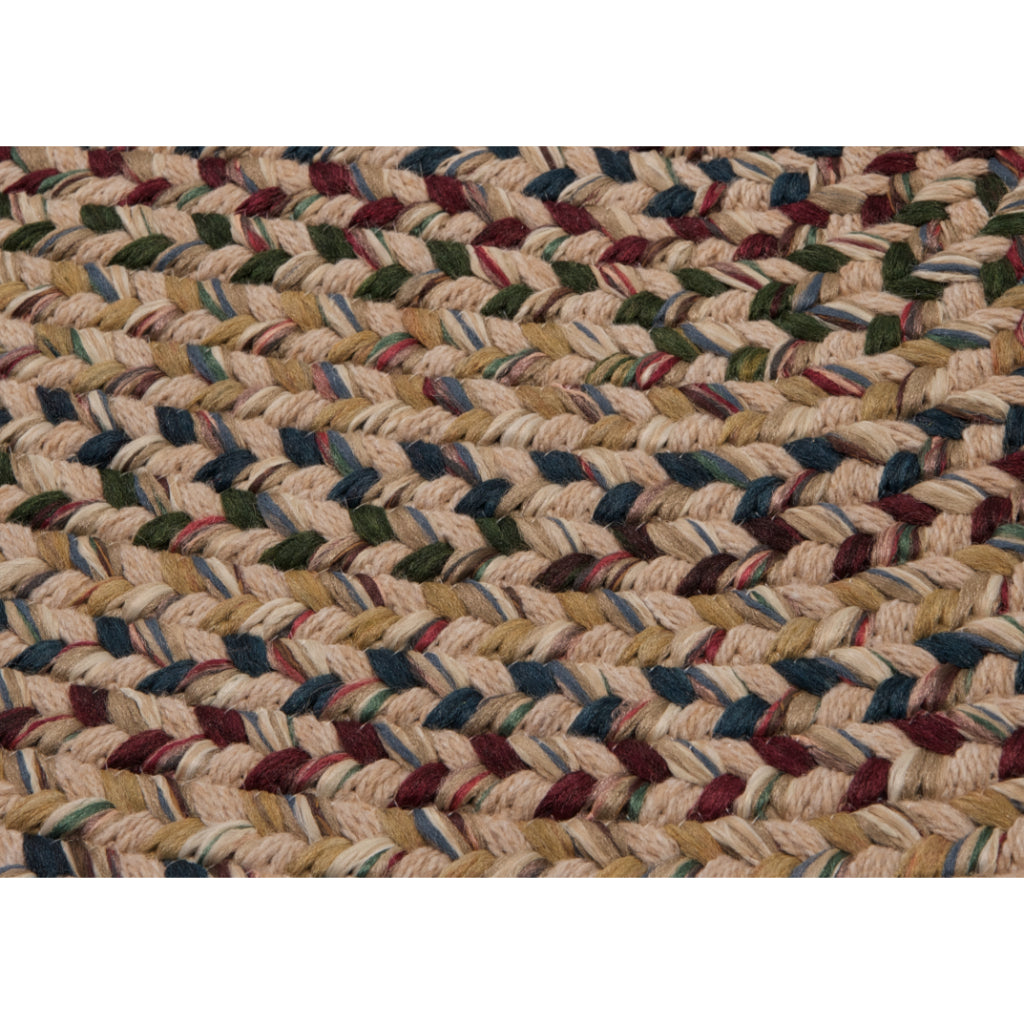 Colonial Mills Twilight Multicolor Oval Indoor Area Rug - Elegant Reversible Handmade Rug with Brown Accent