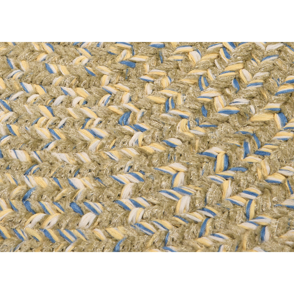 Colonial Mills West Bay Celery Tweed Oval / Round Area Rug &amp; Runner - Vibrant Indoor Rug Made of Polyester &amp; Polypropylene