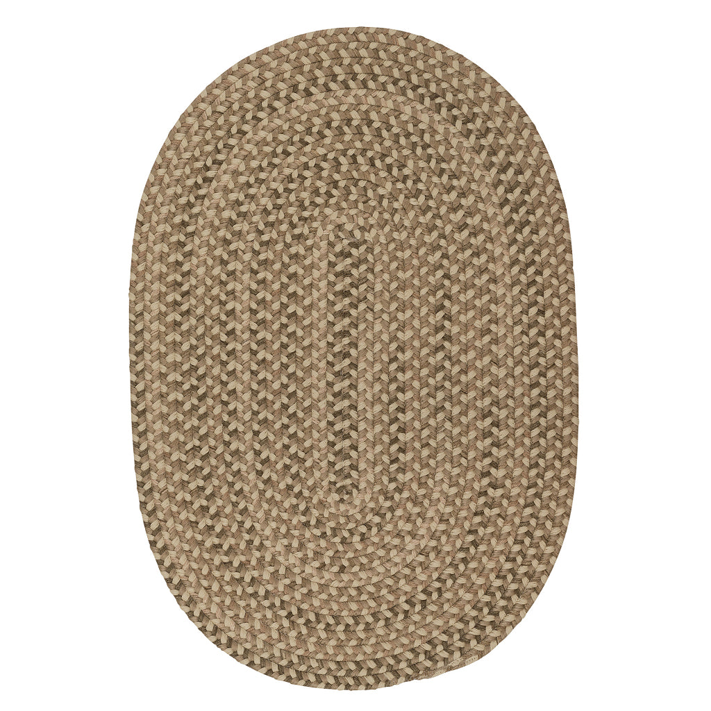 Colonial Mills Winfield Natural Oval / Round Indoor Area Rug &amp; Runner - Stylish Reversible Rug Made of Polypropylene &amp; Wool