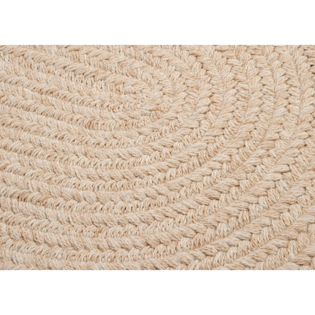 Colonial Mills Bristol Natural Handmade Indoor Oval Area Rug - Comfortable Reversible Low Pile Rug