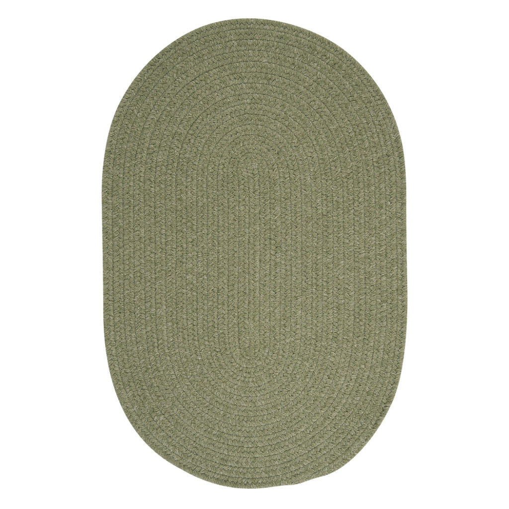 Colonial Mills Bristol Palm Handmade Indoor Oval Area Rug - Comfortable Reversible Low Pile Rug