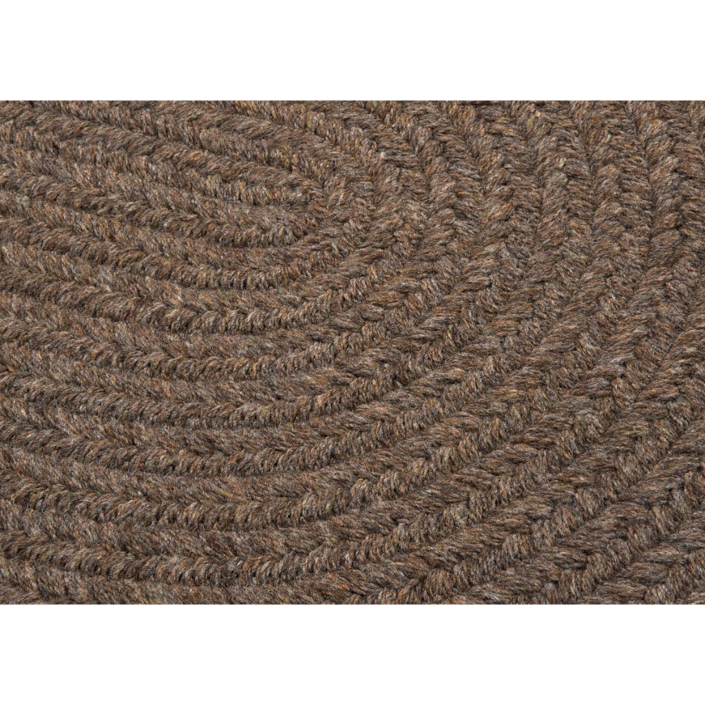 Colonial Mills Bristol Bark Handmade Indoor Oval Area Rug - Comfortable Reversible Low Pile Rug